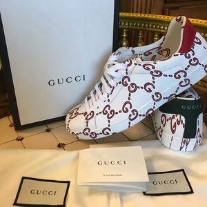 💥SOLD💥GUCCI MENS ACE SNEAKERS  US 7/ EU 40 NWT